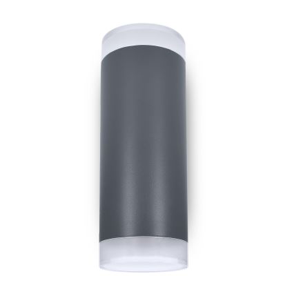 Brilagi - LED RGBW dimmbare Außenwandleuchte MATERA 2xGU10/4,8W/230V 3000K IP54 anthrazit + Fernbedienung