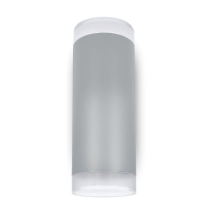 Brilagi - LED RGBW dimmbare Außen-Wandleuchte MATERA 2xGU10/4,8W/230V 3000K IP54 grau + Fernbedienung