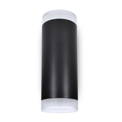 Brilagi - MATERA LED RGBW Außenwandleuchte, dimmbar, 2xGU10/4,8W/230V, 3000K, IP54, schwarz, inkl. Fernbedienung