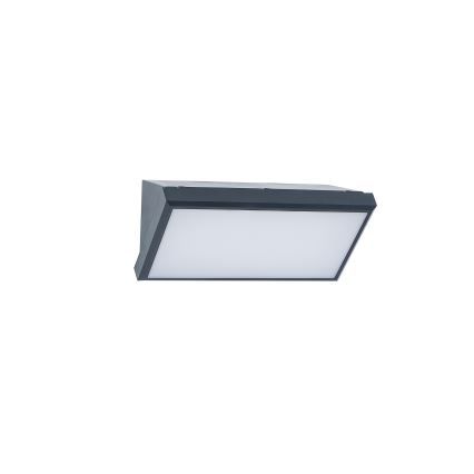 Brilagi - LED RGBW dimmbares Außen-Wandleuchte TRIANGLE 1xE27/9W/230V 2700-6500K IP65 Anthrazit