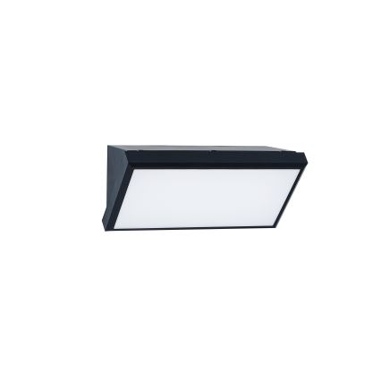 Brilagi - LED RGBW dimmbare Außenwandleuchte TRIANGLE 1xE27/9W/230V 2700–6500K IP65 schwarz