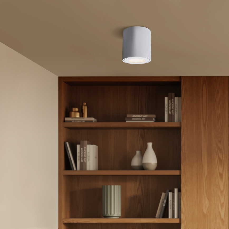 Brilagi - MIA LED RGBW dimmbare Badezimmerleuchte 1xGU10/4,8W/230V 3000K 84x80 mm weiß IP54 + Fernbedienung