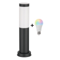 BRILAGI - LED RGBW dimmbare Außenleuchte NOVA 1xE27/12W/230V 2700-6500K IP44 40 cm schwarz