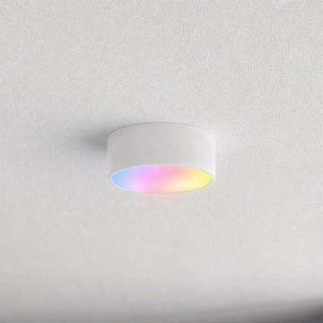 Brilagi - LED RGBW, dimmbare Badezimmer-Deckenleuchte CLARE 1xE27/9W/230V 2700-6500K Ø 20 cm IP54 Wi-Fi weiß