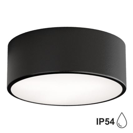Brilagi - LED RGBW dimmbare Badezimmer-Deckenleuchte CLARE 1xE27/9W/230V 2700-6500K Ø 20 cm IP54 Wi-Fi schwarz