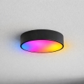 Brilagi - LED RGBW dimmbare Badezimmer-Deckenleuchte CLARE 2xE27/9W/230V 2700-6500K Ø 30 cm IP54 Wi-Fi schwarz