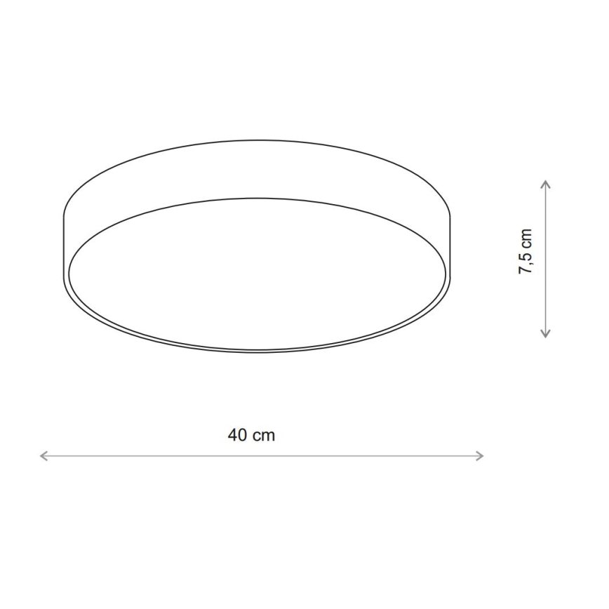 Brilagi - LED RGBW dimmbare Badezimmer-Deckenleuchte CLARE 3xE27/9W/230V 2700-6500K Ø 40 cm IP54 Wi-Fi beige