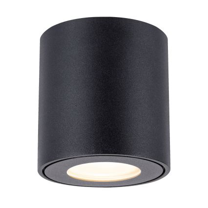 Brilagi - LED RGBW dimmbare Badleuchte MIA 1xGU10/6W/230V 3000K 84x80 mm schwarz IP54 + Fernbedienung