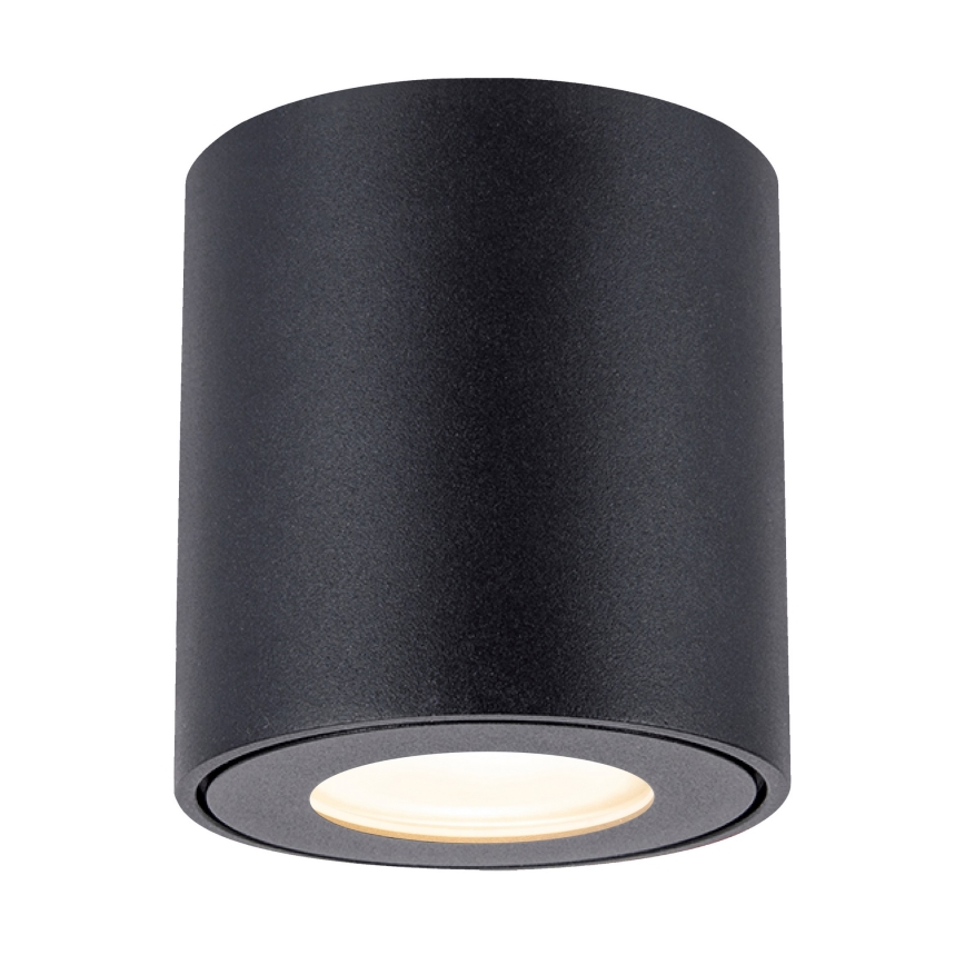 Brilagi - LED RGBW dimmbare Badleuchte MIA 1xGU10/6W/230V 3000K 84x80 mm schwarz IP54 + Fernbedienung