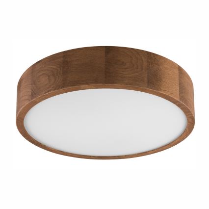 BRILAGI - LED RGBW dimmbare Deckenleuchte CARVALHO 2xE27/12W/230V 2700-6500K Eiche Ø 37,5 cm