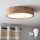 Brilagi - LED RGBW dimmbare Deckenleuchte CARVALHO 2xE27/9W/230V 2700-6500K Wi-Fi Eiche Ø 37,5 cm
