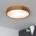 Brilagi - LED RGBW dimmbare Deckenleuchte CARVALHO 3xE27/9W/230V 2700-6500K Wi-Fi Eiche Ø 47,5 cm