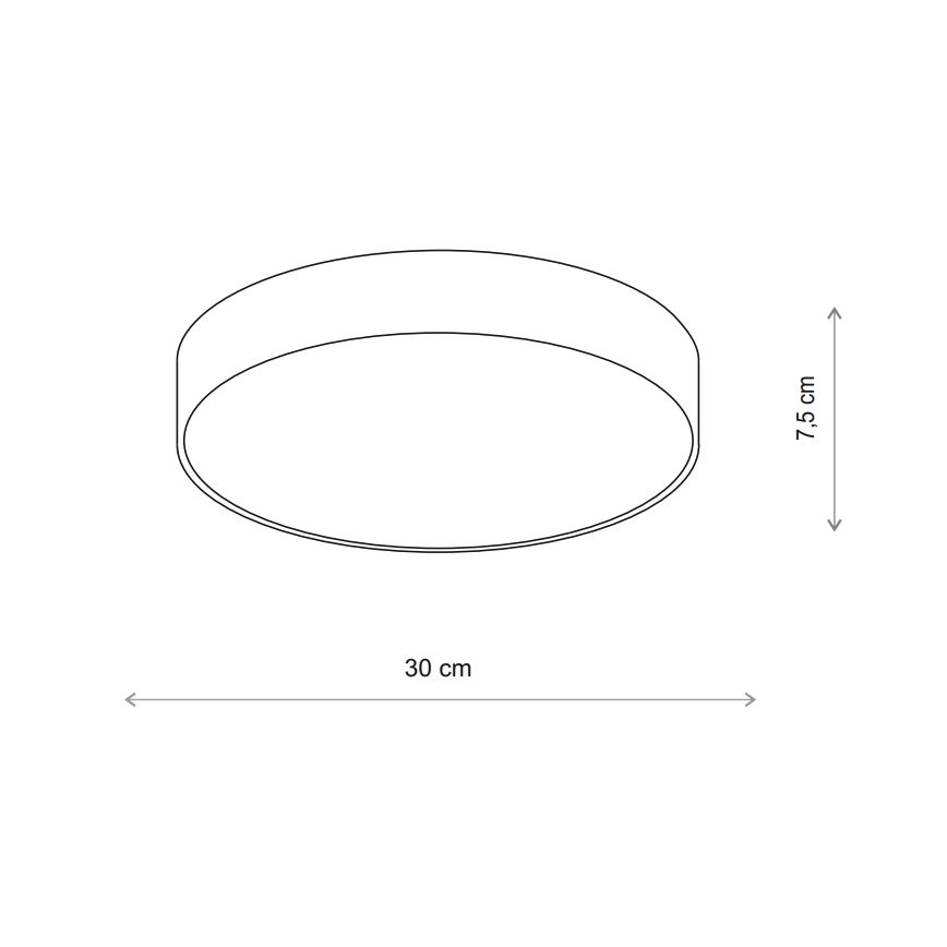 Brilagi - LED RGBW dimmbare Deckenleuchte CLARE 2xE27/9W/230V 2700-6500K Ø 30 cm Wi-Fi beige