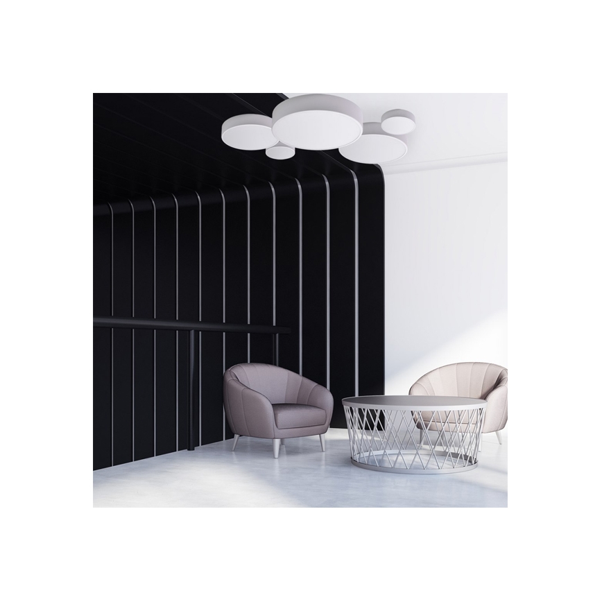 Brilagi - LED RGBW dimmbar Deckenleuchte CLARE 3xE27/9W/230V 2700-6500K Ø 40 cm Wi-Fi weiß