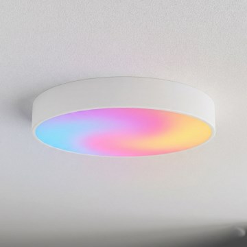 Brilagi - LED RGBW dimmbare Deckenleuchte CLARE 4xE27/9W/230V 2700-6500K Ø 50 cm Wi-Fi weiß