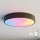 Brilagi - LED RGBW dimmbare Deckenleuchte CLARE 4xE27/9W/230V 2700-6500K Ø 50 cm WLAN schwarz