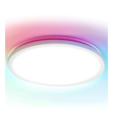 Brilagi - LED RGBW dimmbare Deckenleuchte VIBE LED/36W/230V 3000-6500K Ø 40 cm weiß + Fernbedienung