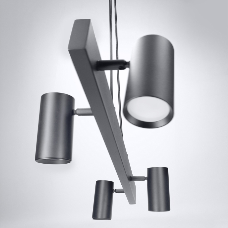 BRILAGI - LED RGBW seilabhängige, dimmbare Pendelleuchte SELE 4xGU10/6,5W/230V 2700-6500K schwarz