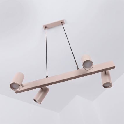 BRILAGI - LED RGBW, dimmbarer Pendelleuchter mit Seilaufhängung SELE 4xGU10/6,5W/230V 2700-6500K beige