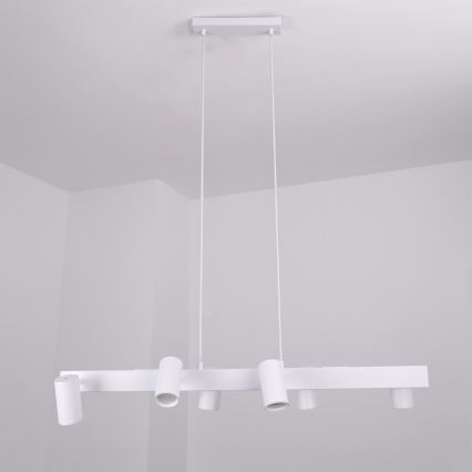 BRILAGI - LED RGBW dimmbare Pendelleuchte an Kabel SELE 6xGU10/6,5W/230V 2700-6500K weiß + Fernbedienung