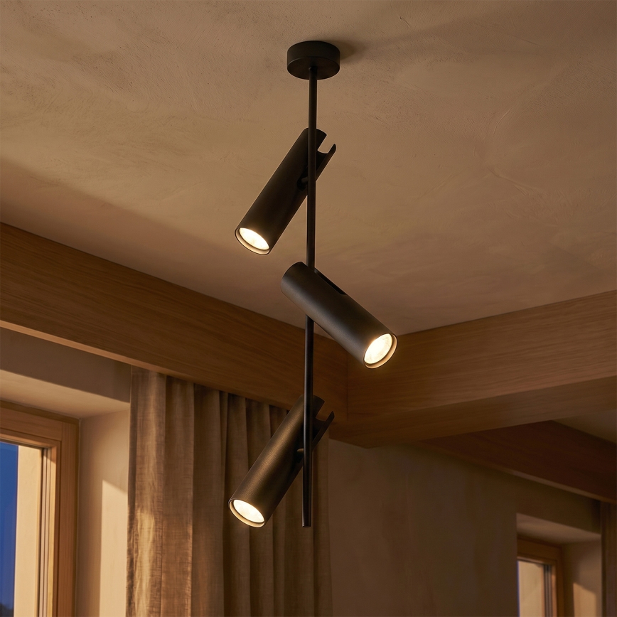 BRILAGI - LED RGBW dimmbare Stangenleuchte BRANCH 3xGU10/6,5W/230V 2700-6500K schwarz