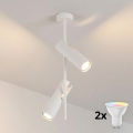 BRILAGI - LED RGBW dimmbare Stangen-Deckenleuchte BRANCH 2xGU10/6,5W/230V 2700-6500K weiß