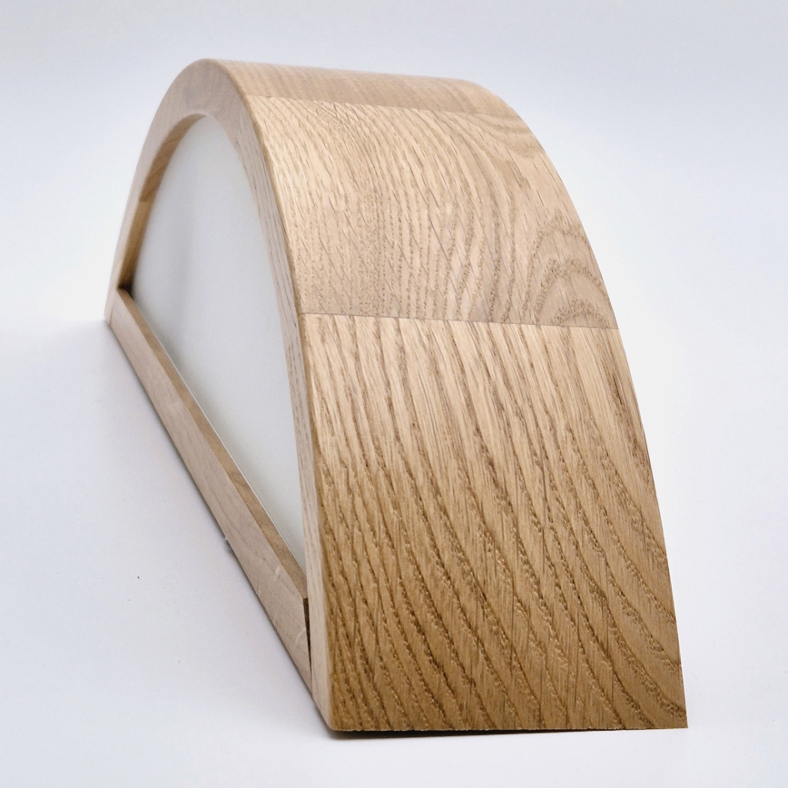 Brilagi - LED RGBW dimmbare Wandleuchte CARVALHO 1xE27/15W/230V 2700-6500K Wi-Fi Eiche