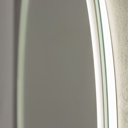 Brilagi - LED RGBW beheizter Badezimmerspiegel AVA PRO LED/18W/230V Ø 60 cm IP44 CRI 90 dimmbar + CCT