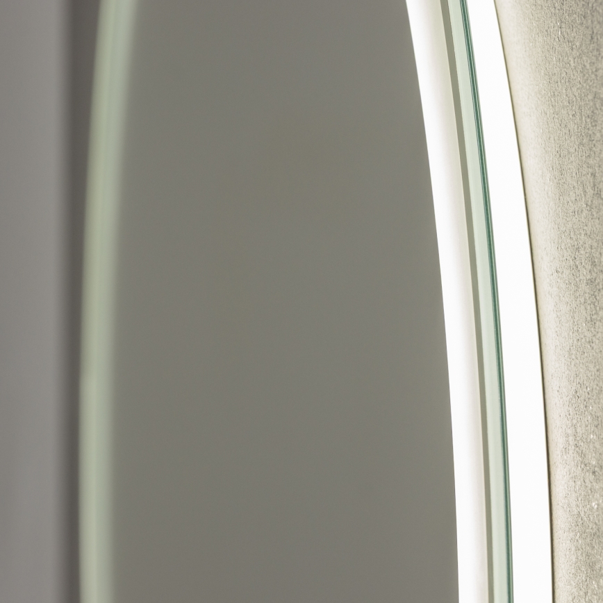 Brilagi - LED RGBW beheizter Badezimmerspiegel AVA PRO LED/18W/230V Ø 60 cm IP44 CRI 90 dimmbar + CCT