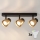 Brilagi - LED RGBW dimmbarer Deckenspot NUGGET 3xGU10/4,8W/230V schwarz/gold