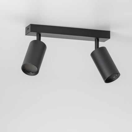 Brilagi - LED RGBW dimmbarer Einbaustrahler SELE 2xGU10/4,8W/230V 3000K schwarz + Fernbedienung