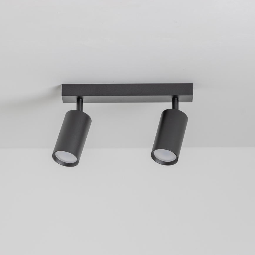 Brilagi - LED RGBW dimmbarer Einbaustrahler SELE 2xGU10/4,8W/230V 3000K schwarz + Fernbedienung