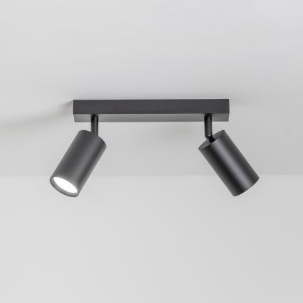 Brilagi - LED RGBW dimmbarer Einbaustrahler SELE 2xGU10/6W/230V 3000K schwarz + Fernbedienung