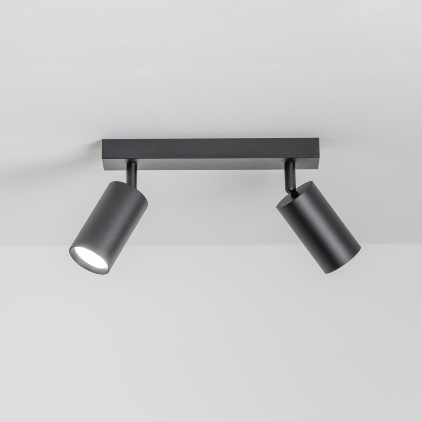 Brilagi - LED RGBW dimmbarer Einbaustrahler SELE 2xGU10/6W/230V 3000K schwarz + Fernbedienung