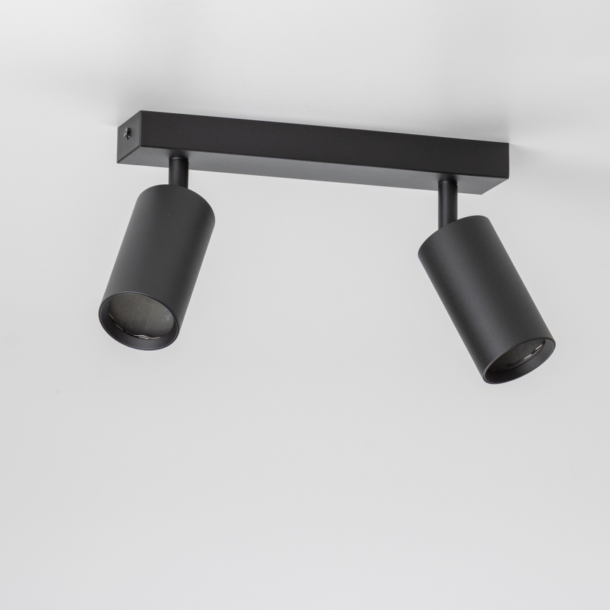 Brilagi - LED RGBW dimmbarer Einbaustrahler SELE 2xGU10/6W/230V 3000K schwarz + Fernbedienung