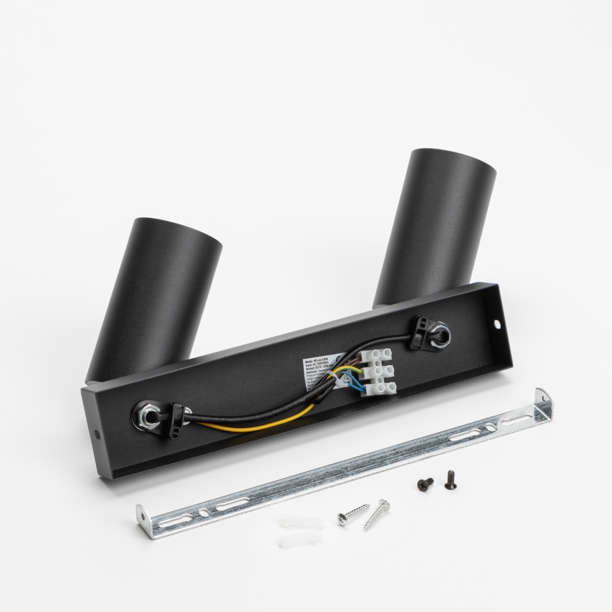 Brilagi - LED RGBW dimmbarer Einbaustrahler SELE 2xGU10/6W/230V 3000K schwarz + Fernbedienung