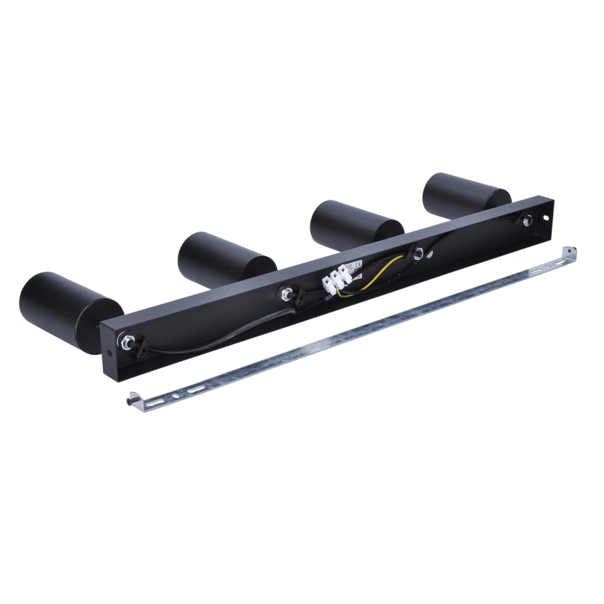 Brilagi - LED RGBW dimmbarer Spot SELE 4xGU10/4,8W/230V 3000K schwarz/gold + Fernbedienung