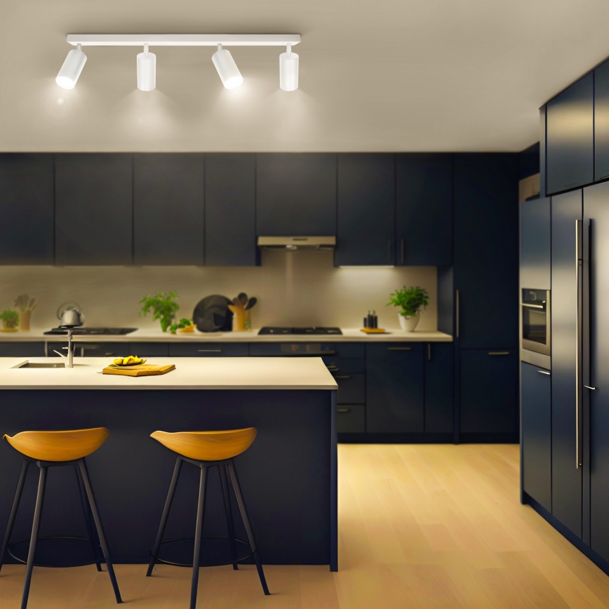 Brilagi - dimmbarer LED RGBW-Einbaustrahler SELE 4xGU10/6W/230V 3000K weiß + Fernbedienung