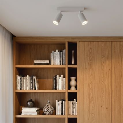 Brilagi - LED RGBW dimmbarer Einbaustrahler SELE MODERN 2xGU10/6W/230V 3000K weiß + Fernbedienung