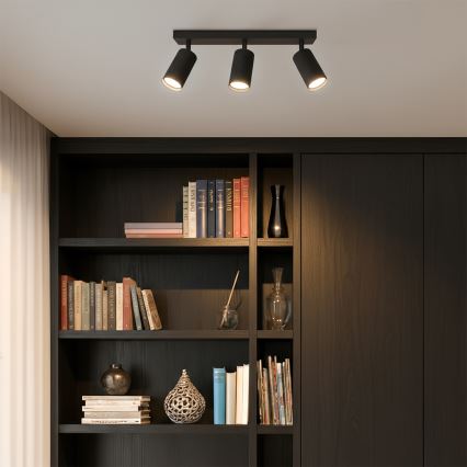 Brilagi - LED RGBW dimmbarer Einbaustrahler SELE MODERN 3xGU10/6W/230V 3000K Wi-Fi schwarz