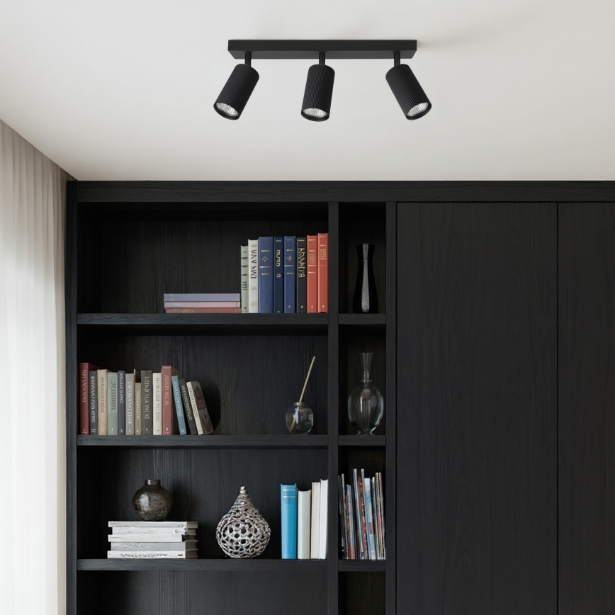 Brilagi - LED RGBW dimmbarer Einbaustrahler SELE MODERN 3xGU10/6W/230V 3000K Wi-Fi schwarz