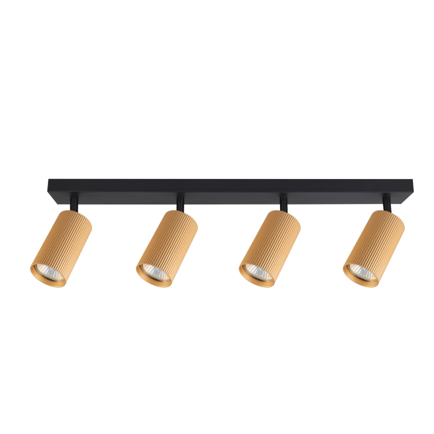 Brilagi - LED RGBW dimmbarer Einbaustrahler SELE MODERN 4xGU10/4,8W/230V 3000K Gold + Fernbedienung
