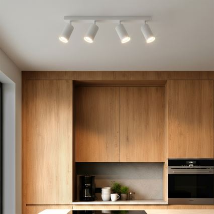 Brilagi - LED RGBW dimmbarer Einbaustrahler SELE MODERN 4xGU10/4,8W/230V 3000K Weiß + Fernbedienung