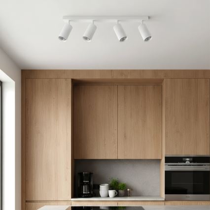 Brilagi - LED RGBW dimmbarer Einbaustrahler SELE MODERN 4xGU10/4,8W/230V 3000K Weiß + Fernbedienung