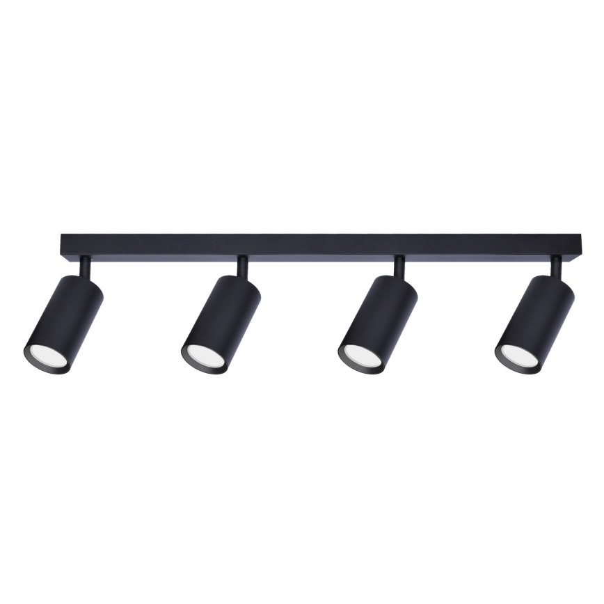 Brilagi - LED RGBW dimmbarer Einbaustrahler SELE 4xGU10/4,8W/230V 3000K schwarz + Fernbedienung