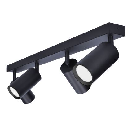Brilagi - LED RGBW dimmbarer Einbaustrahler SELE 4xGU10/4,8W/230V 3000K schwarz + Fernbedienung