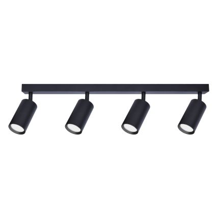 Brilagi - LED RGBW dimmbarer Einbaustrahler SELE 4xGU10/6W/230V 3000K schwarz + Fernbedienung