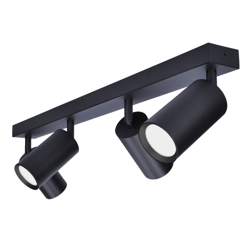 Brilagi - LED RGBW dimmbarer Einbaustrahler SELE 4xGU10/6W/230V 3000K schwarz + Fernbedienung