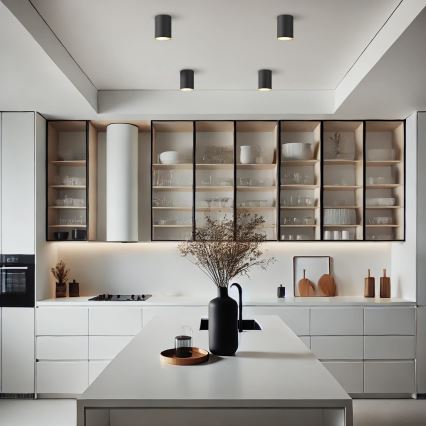 Brilagi - LED RGBW dimmbarer Einbau-Spot TRINE 1xGU10/6W/230V 3000K schwarz/gold + Fernbedienung