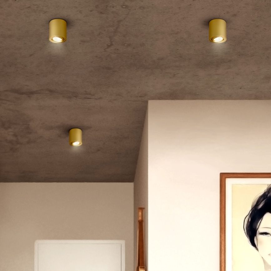 Brilagi - LED RGBW dimmbarer Einbaustrahler MIA 1xGU10/30W/230V 2700-6500K Wi-Fi 84x80 mm goldfarben